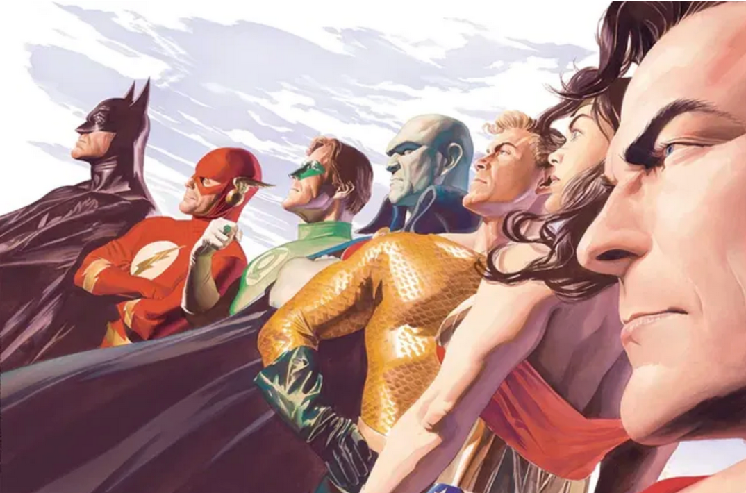 Justice League of America: Liberty and Justice
(Photo by Alex Ross)